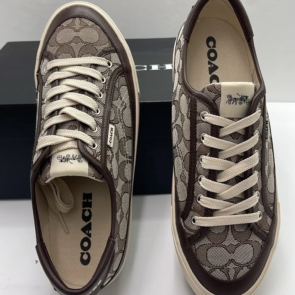 Coach Men's CITYSOLE PLATFORM Sneakers 
OAK/SADDLE
C5931 QGB 10011275JAX - Picture 12 of 16
